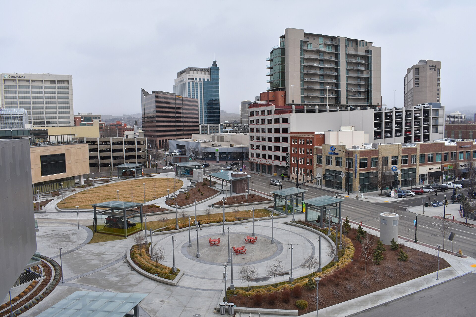 The Boise, Idaho skyline