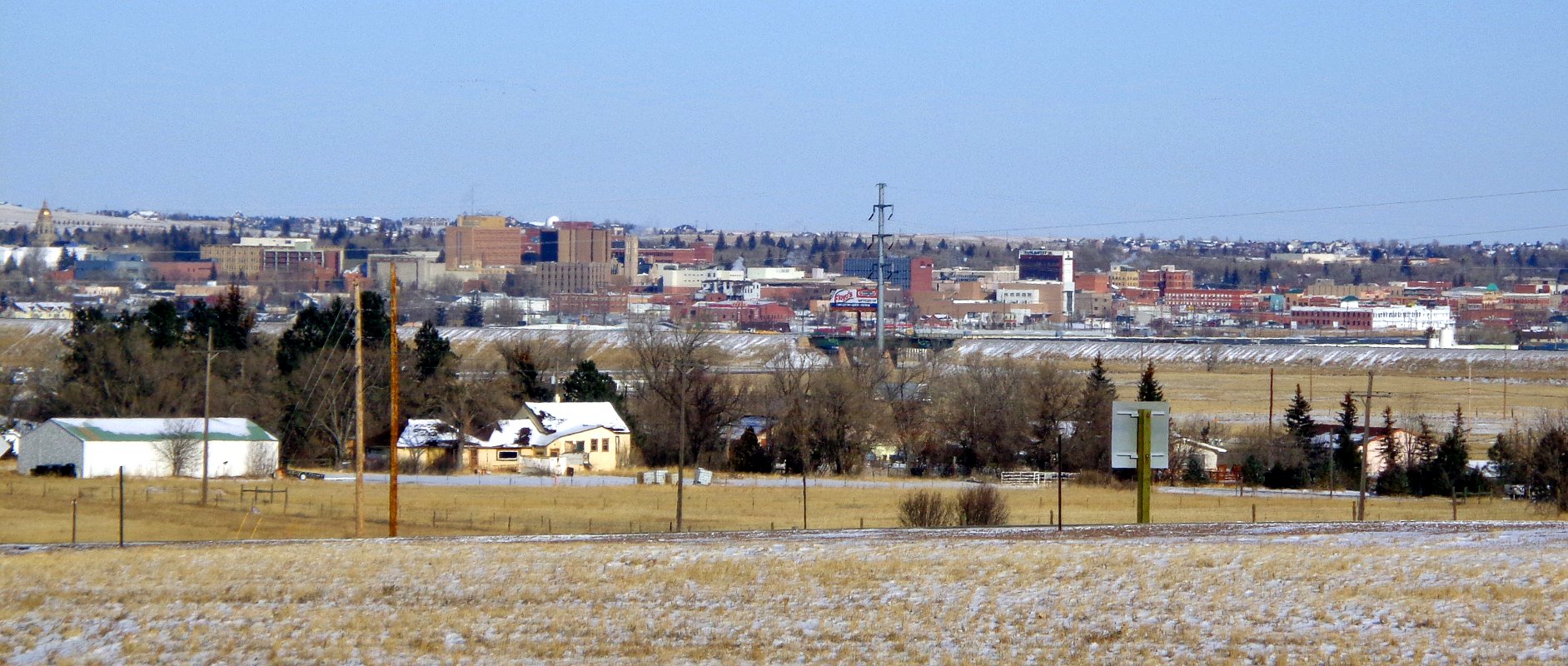 The Cheyenne, Wyoming skyline