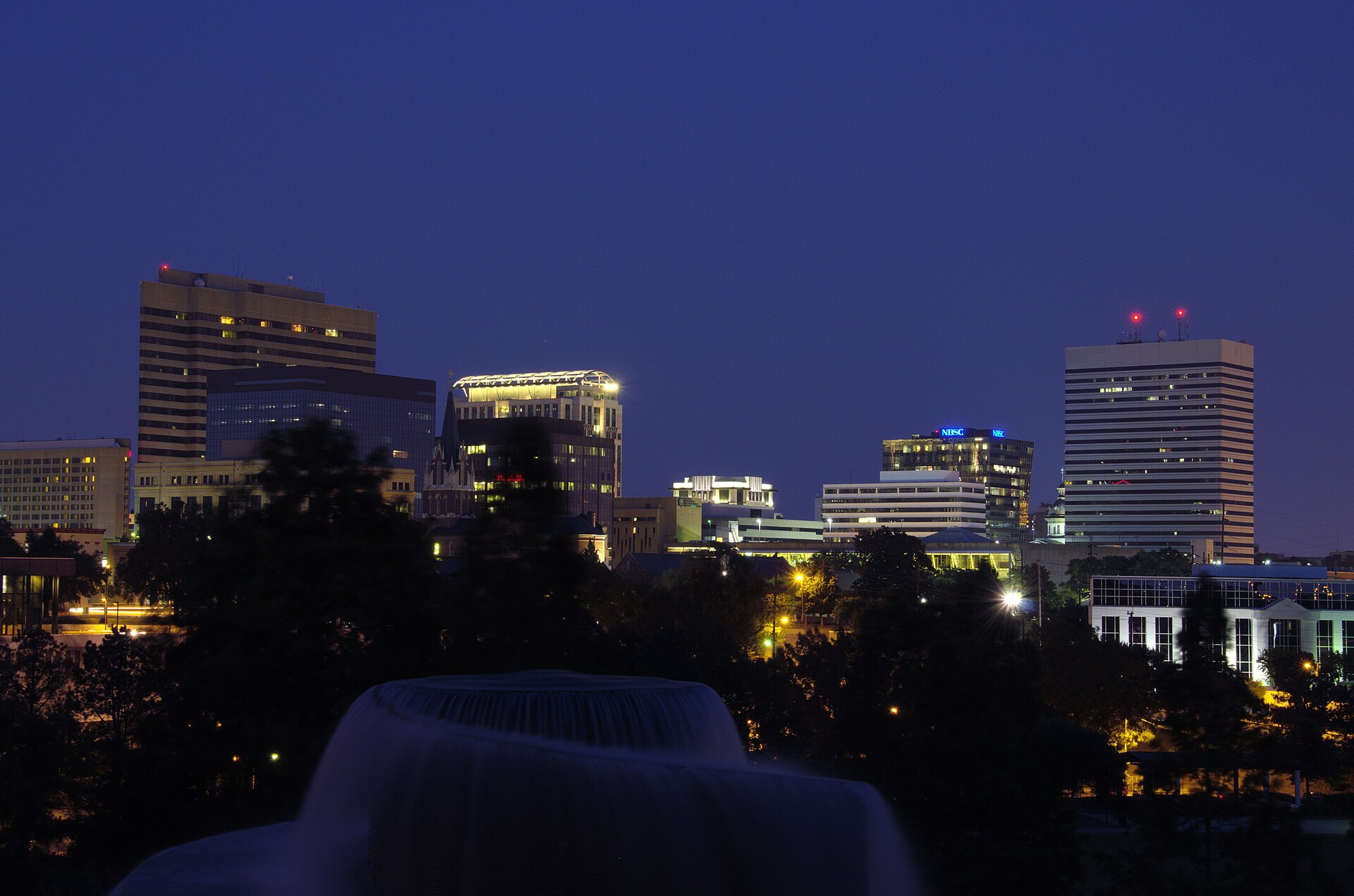 The Columbia, South Carolina skyline