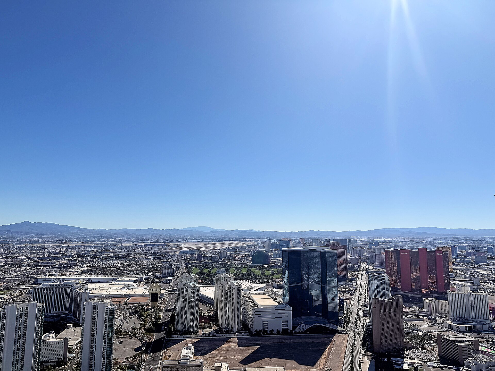 The Las Vegas, Nevada skyline