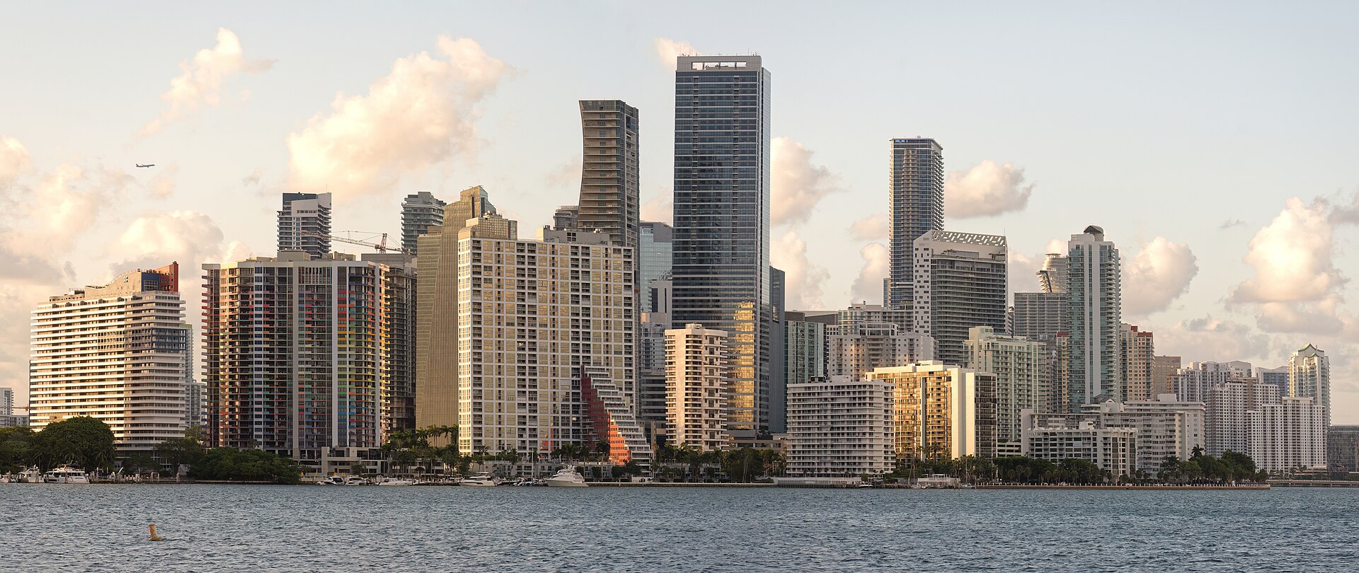 The Miami, Florida skyline